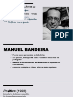 Conclusão Geração de 22: Manuel Bandeira (1886 - 1968)