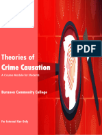 Theories of Crime Causation SEMI FINALS FINALS