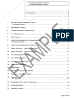 Fire Risk Assessment Example For Offices