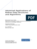 Advanced Applications of Python Data Structures and Algorithms