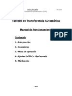 Manual de Funcionamiento TTA