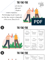 A1-A2 Tic-Tac-Toe - Present Simple Present Progressive