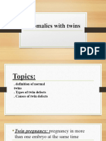 Anomalies With Twins