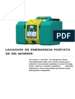 F.T Lavaojos de Emerg. Portatil de 30l. Jl075-Worker