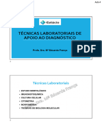 Aula 4 - T Cnicas Laborat Riais - Profa M Eduarda 2023