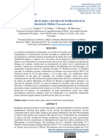 Efecto de La Poda de Guías y Dos Tipos de Fertilización en La Producción de Melón (Cucumis