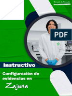 Instructivo Configuracion de Evidencias Zajuna