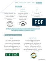 Inspeção de Leite e Derivados, Ovos e Mel - PROVA 1