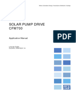 WEG CFW700 Solar Pump Drive Application Manual 10006763201 en