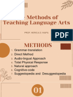 METHODS - Language and Arts Teaching