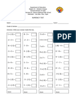 Numeracy Test 20222023