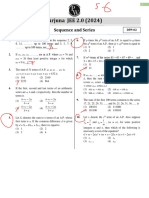 Sequence and Series - DPP 2 (Of Lec 03) - Arjuna JEE 2.0 2024