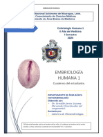 Cuaderno Del Estudiante de Embriología Humana 1 2024 - Editado