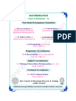 AP NEW 10th Maths 2024 Sem1