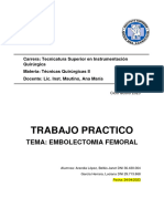 Trabajo Practico - Embolectomia Femoral