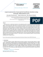 Membrain Structure Optimization External Pressure