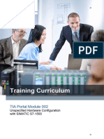 Training Curriculum: TIA Portal Module 002