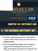 Clarkson14e - PPT - ch46 Antitrust