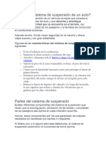 Qué Es El Sistema de Suspensión de Un Auto