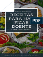 Livro Receitas para Nao Ficar Doente