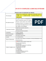 Projet de Complexe Agricole Integre