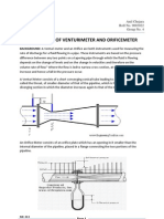 Calibration of Venturimeter and Orificemeter