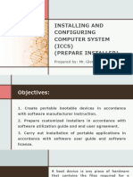 INSTALLING AND CONFIGURING COMPUTER SYSTEM ICCS Prepare Installer FINALS Lesson 1