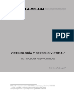 Victimología y Derecho Victimal