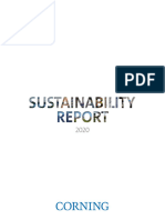 2020 Sustainability Report Corning Incorporated