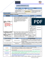 3 - 4to - Sesion de Aprendizaje 1 - Lista de Cotejos