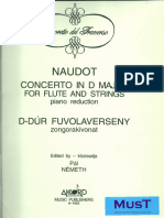 Naudot - Concerto D Major