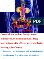 Unit VI Drugs Used On Urinary System