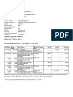 Account Statement From 1 Jan 2024 To 31 Jan 2024: TXN Date Value Date Description Ref No./Cheque No. Debit Credit Balance