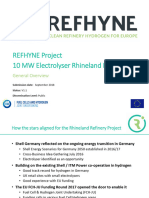 REFHYNE Project Overview Sep18