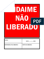 Andaime Nao Liberado