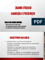 Exame Fisico Cabeca e Pescoco - Kelle