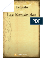 Las Eumenides Esquilo