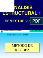 Metodo de Rigidez ANALISIS ESTRUCTURAL 1 PUCP