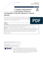 Combination of Snapshot Hyperspectral Retinal Imaging and Optical Coherence Tomography To Identify Alzheimer 'S Disease Patients