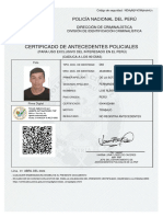 Certificado Policial