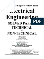 SSC Je 2024 Electrical Engineering Solved Papers Technical and Non