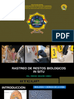 Capacitación Rastreo de Restos Biologicos Introduccion