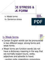 NHA1 - Sentence Stress &amp Weak Form