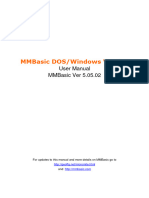 MMBasic DOS Version Manual