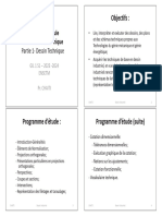1 - DESSIN INDUSTRIEL - Partie I - Objectifs-Introduction - Généralités - x4dpp