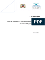 Clausier Type - Contrat PPP VF 2016