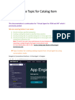 Virtual Agent - Create Topic For Catalog Item