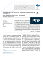 Microfluidic Paper and Thread-Based Separations (Chromatography and Electrophoresis)