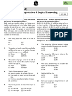 Logical Reasoning - Arrangements - 1 - DPP 01 - MBA Elite 2023