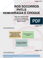 Primeiros Socorros Phtls Hemorragia E Choque